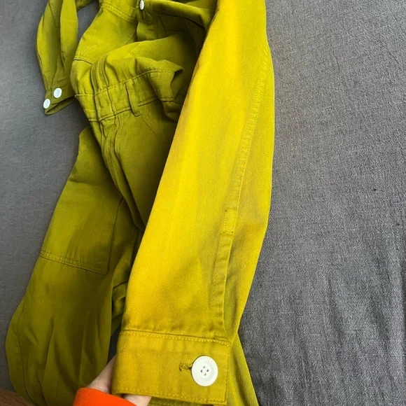 Big Bud Press Long Sleeve Jumpsuit - Yellow - XS - Picture 5 of 5